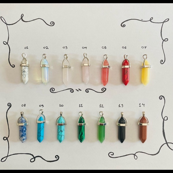 Mystery Necklace energey stones
pendulum crystal - Picture 5 of 10